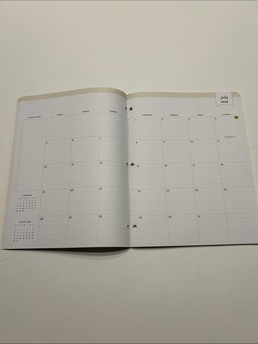 Blue Sky Day Designer 2026-2027 Monthly Deluxe Planner in Marjorie Floral Clear